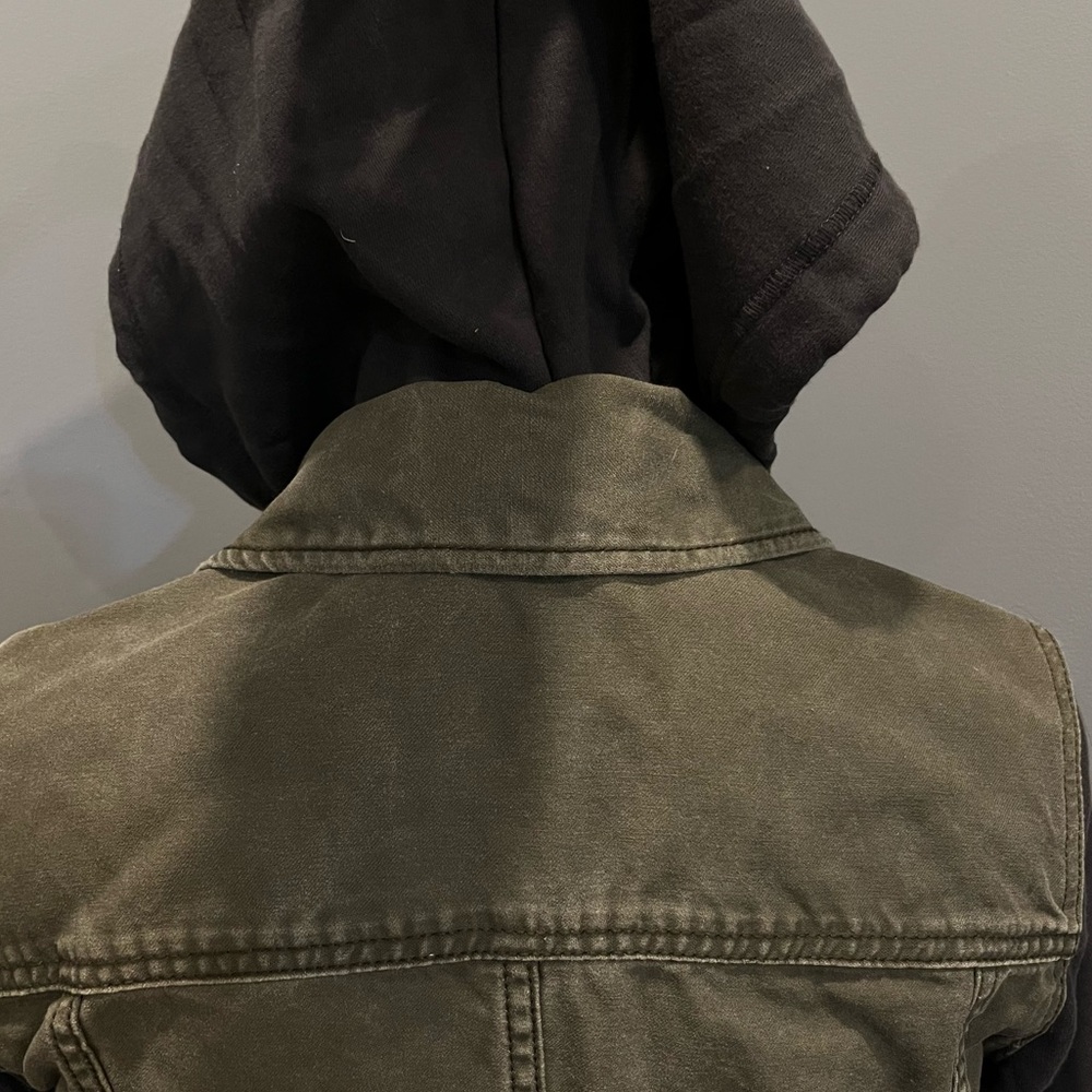 American Eagle Hooded Twill Jacket - Picture 4 of 7
